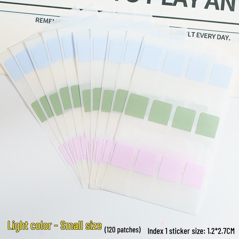 Sticky Notes and Index Tabs: Convenient Label Stickers and Small Strip Markers