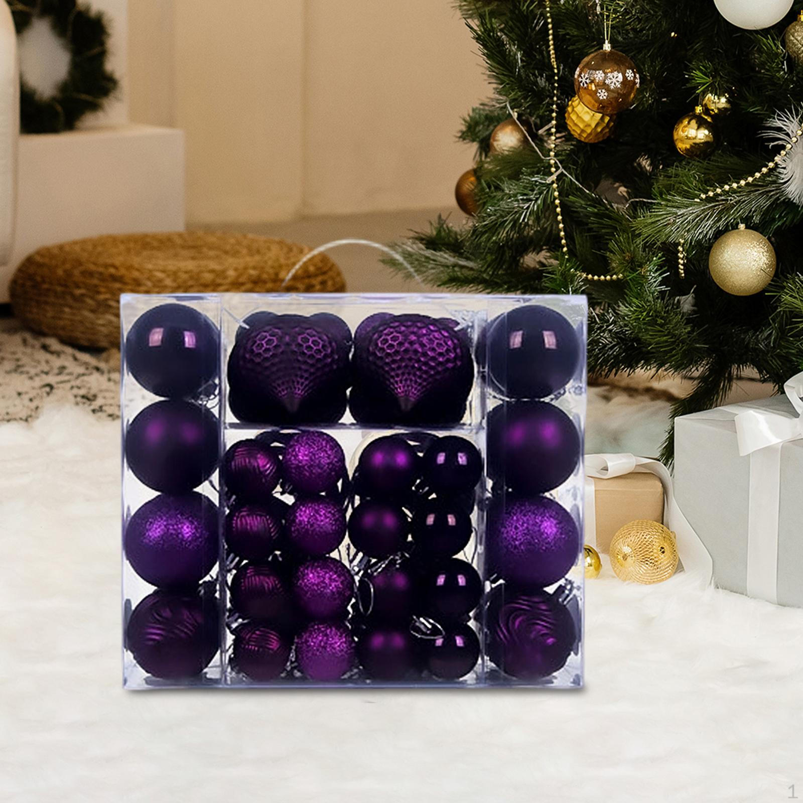 

48 Teardrop Christmas Ball Ornaments Tree Decorations for Wedding