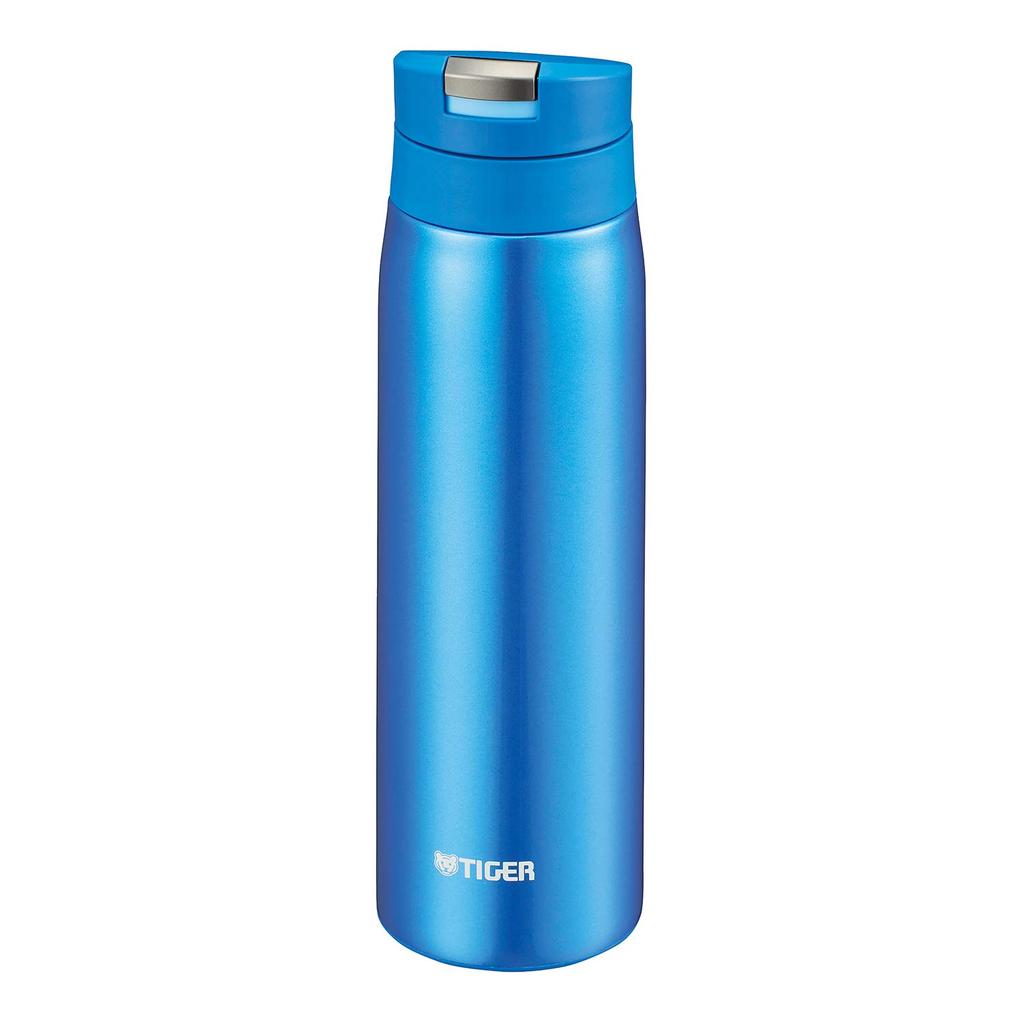 Tiger Sahara Mug Stainless Steel Water Bottle, 500ml, One-Touch, Lightweight, Sky Blue, MCX-A501AK