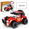 4 IN 1 City Racing Car Speed Champions Sports Building Blocks Bricks Classic Rally Super Racers F1 Great Vehicles kits toys