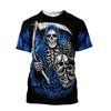 Skull Skull Streetwear T-Shirt Tee Punk Costumes Casual Polyester