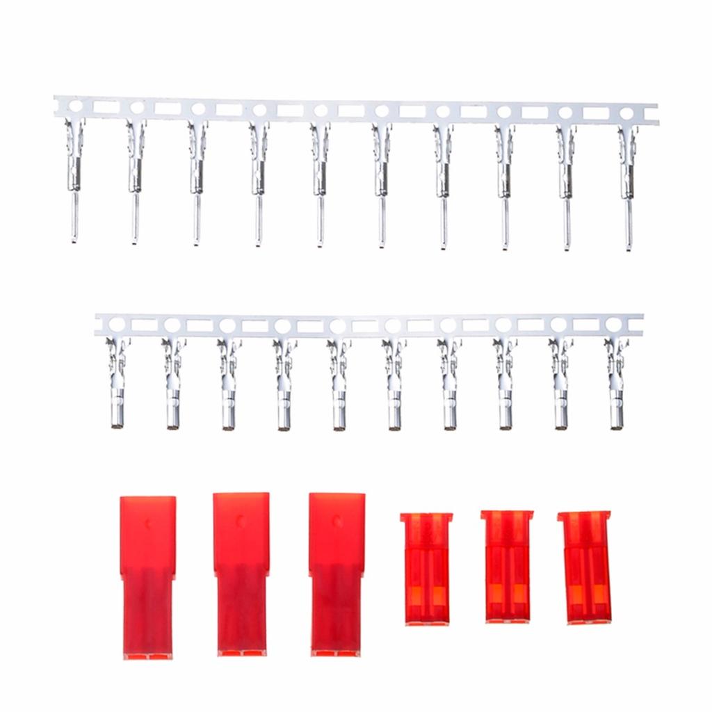 300 Stück neue 2,54 mm 2-polige rote Stecker weibliche und männliche Gehäuse Crimp-Anschluss für Dupont