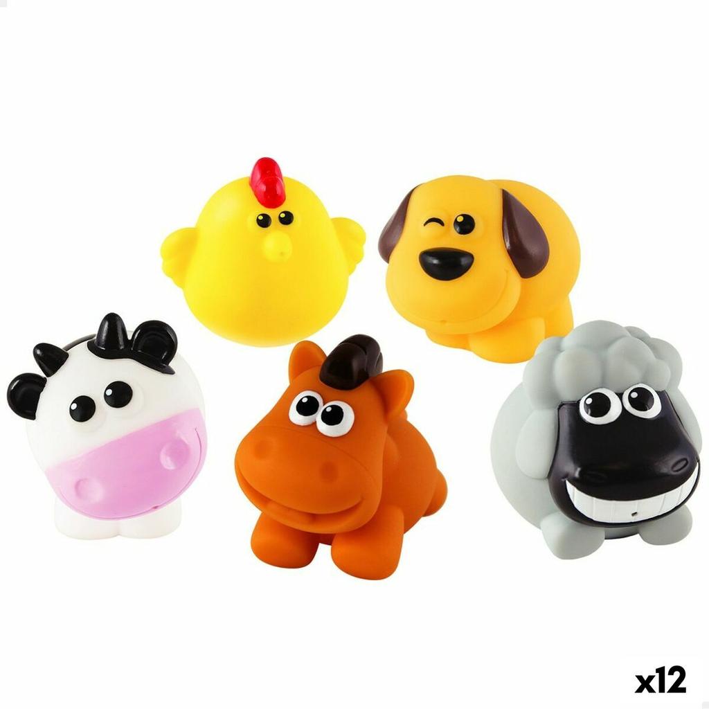 Set of Farm Animals Winfun 7 X 6.5 X 4 Cm (12 Units)
