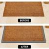 1PC 118.11in Indoor Flooring Transition Carpet Edge Strip Multi-surface Compatibility Seamless Flooring Transition Traction Enha