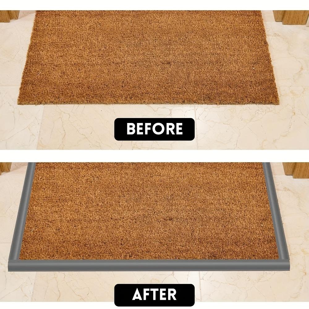 1PC 118.11in Indoor Flooring Transition Carpet Edge Strip Multi-surface Compatibility Seamless Flooring Transition Traction Enha