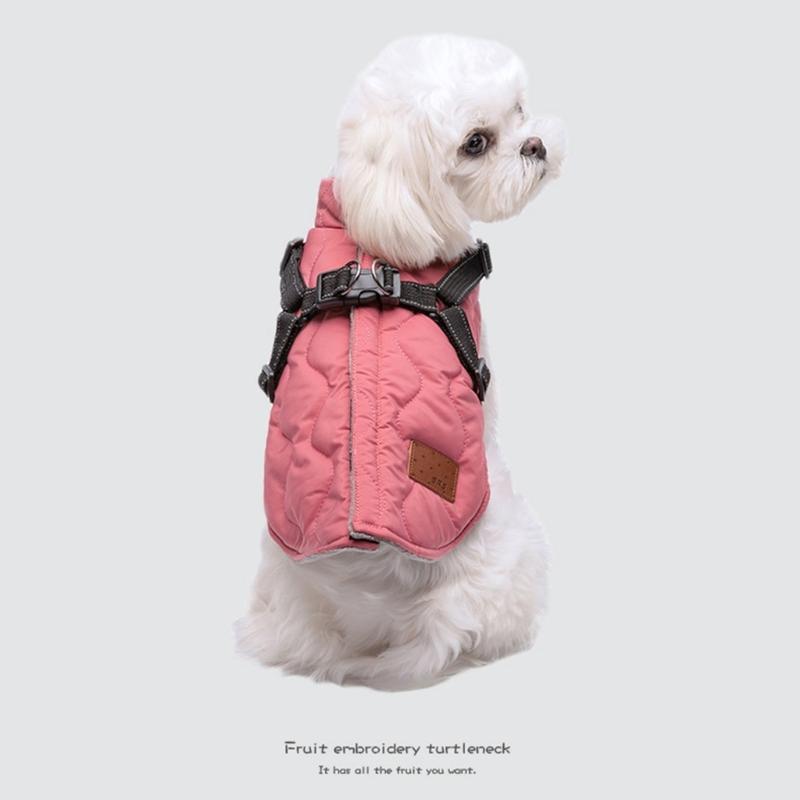 Dog Jackets Winter Warm Dog Clothes for Small Dog Stand Collar Pet Clothing Kitten Cat Windproof Jackets Hoodie Coat