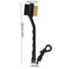 Golf cleaning brush double-sided design portable hook Lightweight portable two-head club cleaning Golf cleaning Accessories