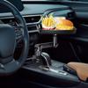 Car Cup Holder Tray Adjustable Car Tray Table Phone Slot Car Food Table Organized 360 Degree Rotation Drink Holder Auto