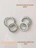 Multi-Tooth Locking Serrated Washer: Galvanized with Internal/External Teeth (GB861.2/GB862.2) Anti-Slip Design