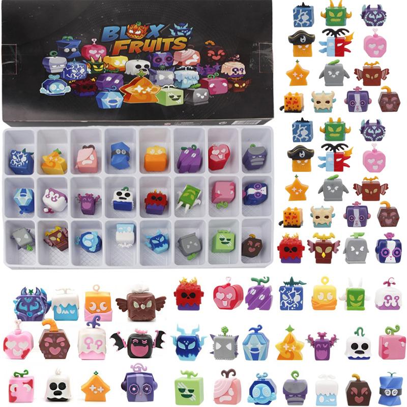 New Model Blox Fruit Figures Set Toy Blox Fruit Figurine Fruit Blox Fruit Kitsune Pvc Toy Figure Ornaments Decor