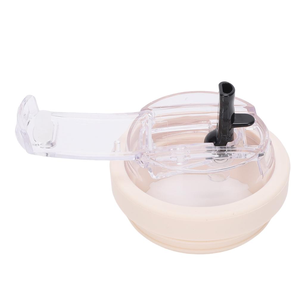 Straw Lid Fit for 40oz Cup Double Drinking Mouth Spill Proof Silicone Cup Lid with Straw
