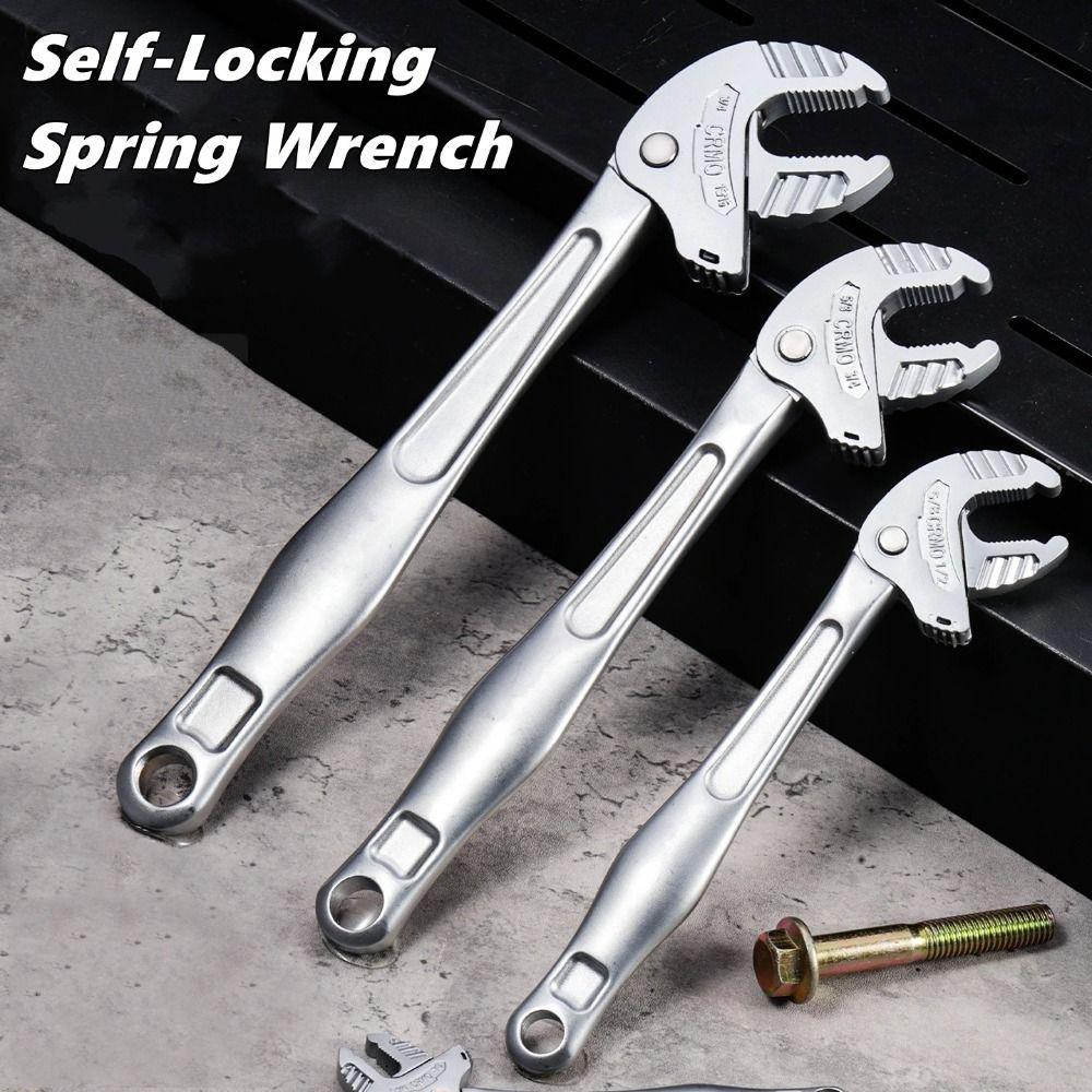 Chrom-Molybdänstahl Verstellbarer Ratschenschlüssel Schwerlast-Breitzahn-Schlüssel Zuhause