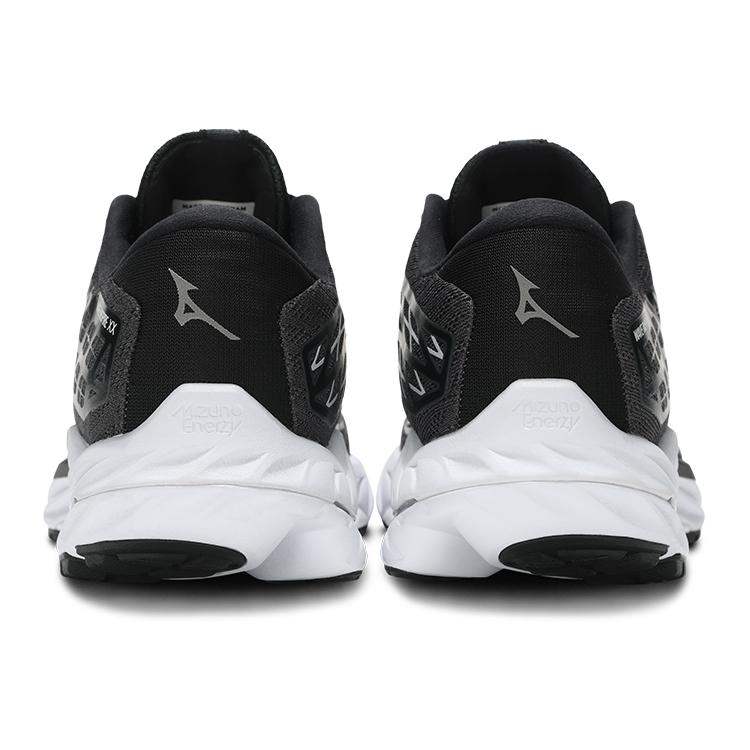 Mizuno Wave Inspire 20 Comfortable Shock Absorption Non-Slip Wear-Resistant Breathable Low-Top Running Shoes Unisex Sneaker Black White J1GD244422