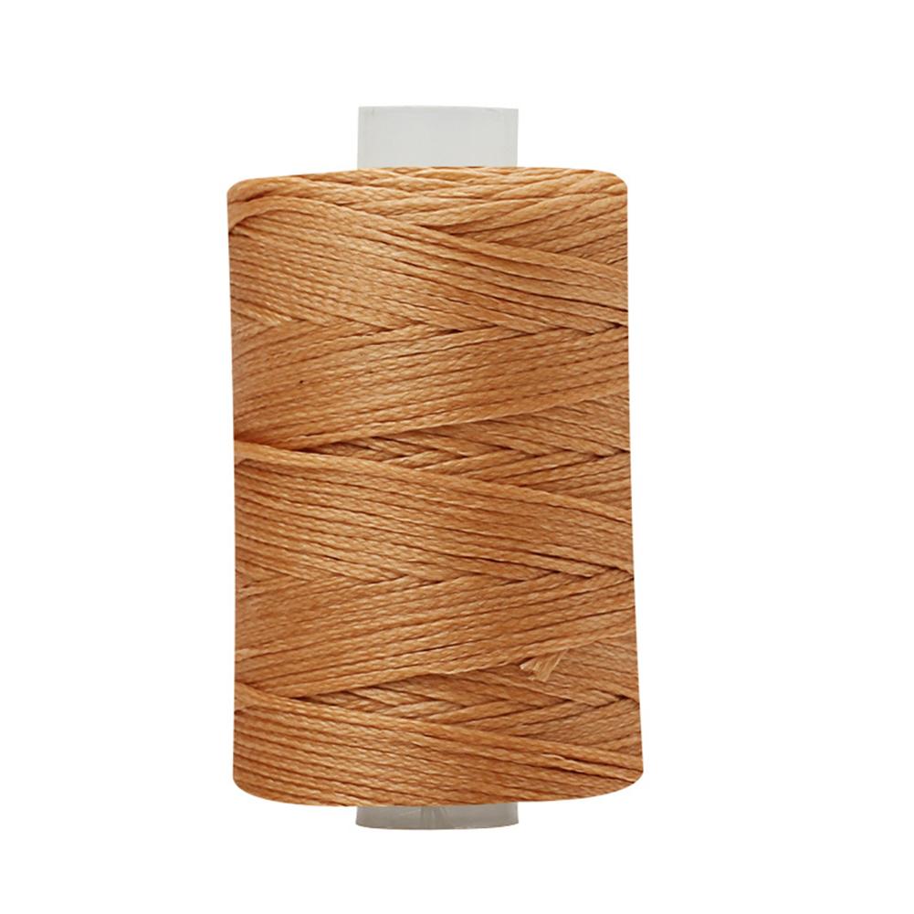 Smooth and Efficient Stitching Easy to Handle Adds a Visually Appealing Element 100M Leather Color Sewing Waxed Thread