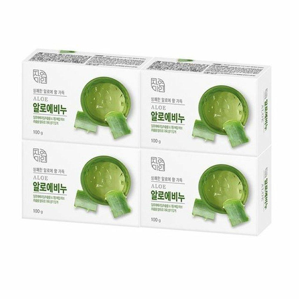 Face wash face soap body hand soap aloe soap 4 packs