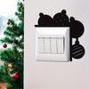 3D Snowball Acrylic Sticker Set - 2PCS Mirror Waterproof Decor for Door, Bedroom, Living Room & Xmas Party