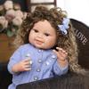 55CM Smile Reborn Baby Doll Full Silicone Vinyl Soft Touch Cute Playmates DIY Toy For Children