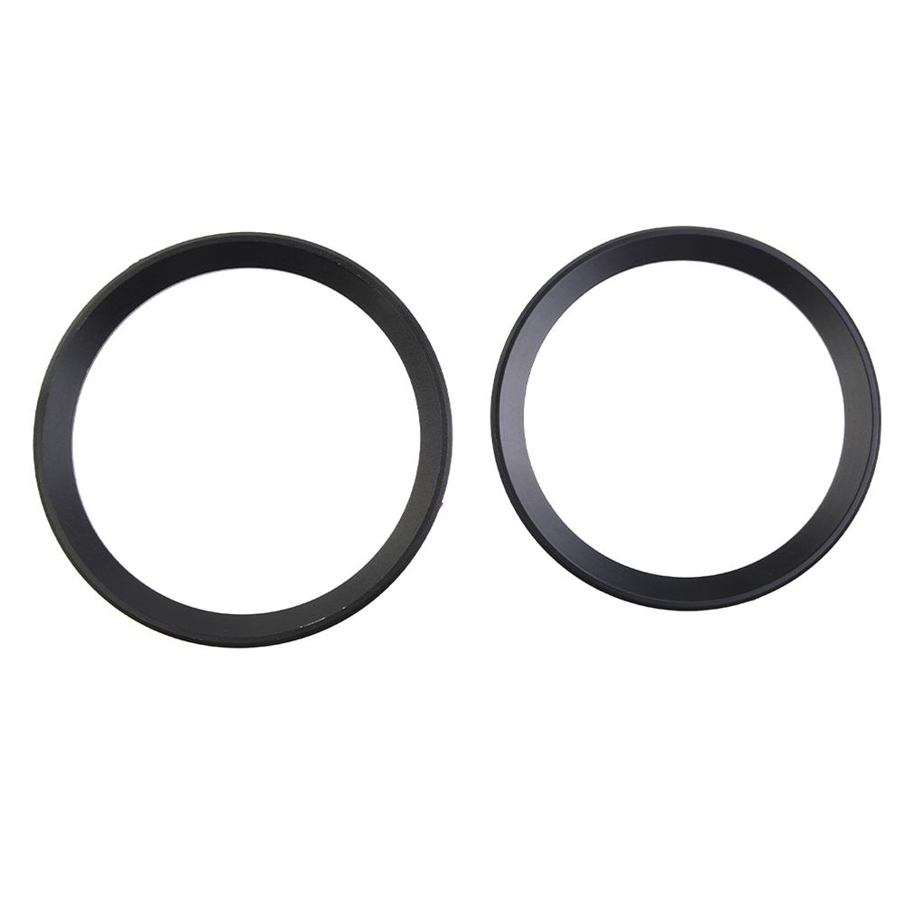 2ks Logo obklopující kroužek pro BMW řady 3 4 82 mm & 75 mm Emblém Přední Zadní Černé Příslušenství