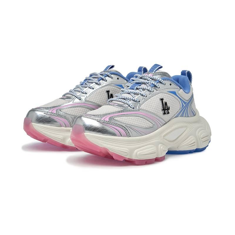 MLB Los Angeles Dodgers Thick Sole Mesh Retro Eye-Catching Breathable Increased Height Low-Top Dad Shoes Unisex Sneakers 3ASHWC66N-07BLL