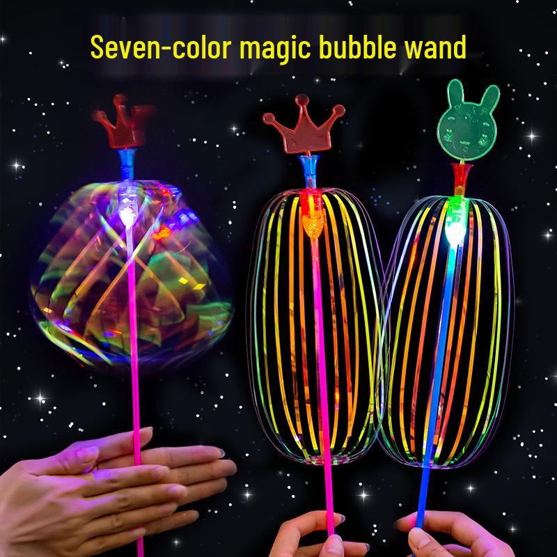 

Magic Twist & Color Bubble Wand with Flashing Lights