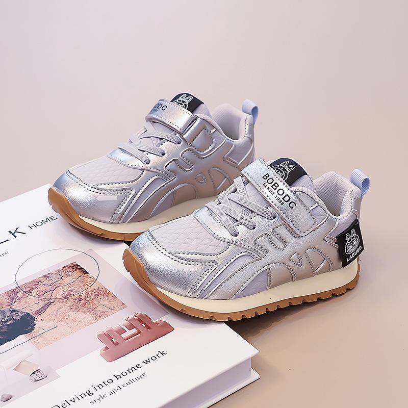 Girls shoes 2025 spring and autumn fashion dopamine children's sports running shoes lightweight soft-soled girls Forrest Gump shoes