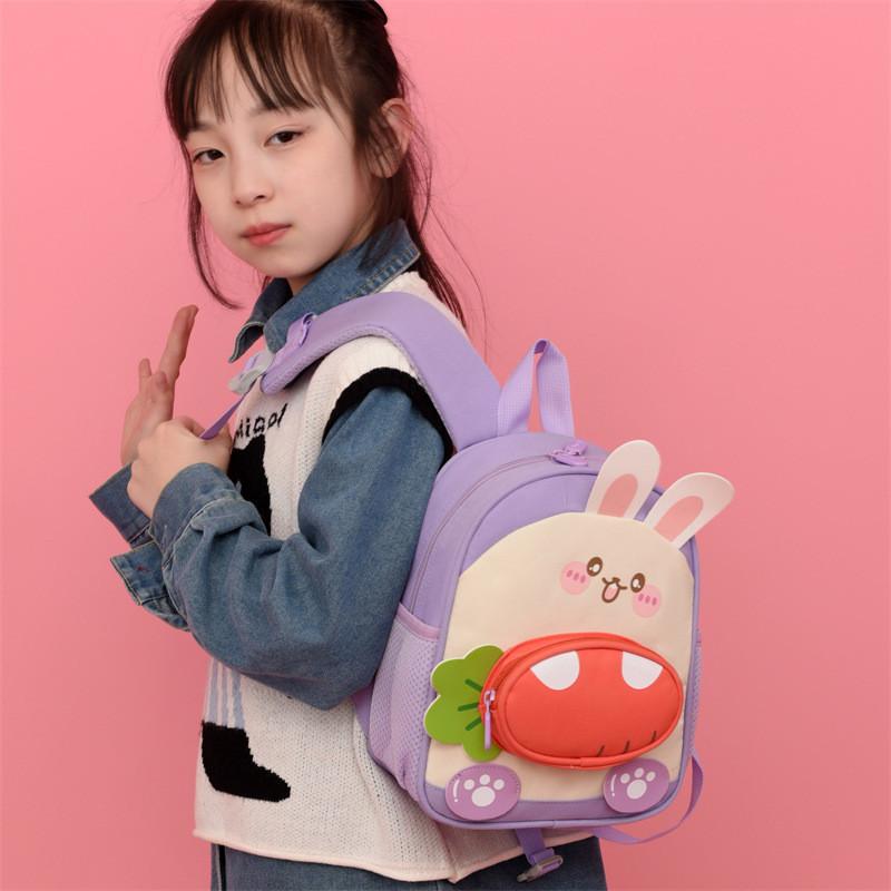 Cute Animal Design Toddler Backpack Oxford Cloth Stylish School Bag For Children