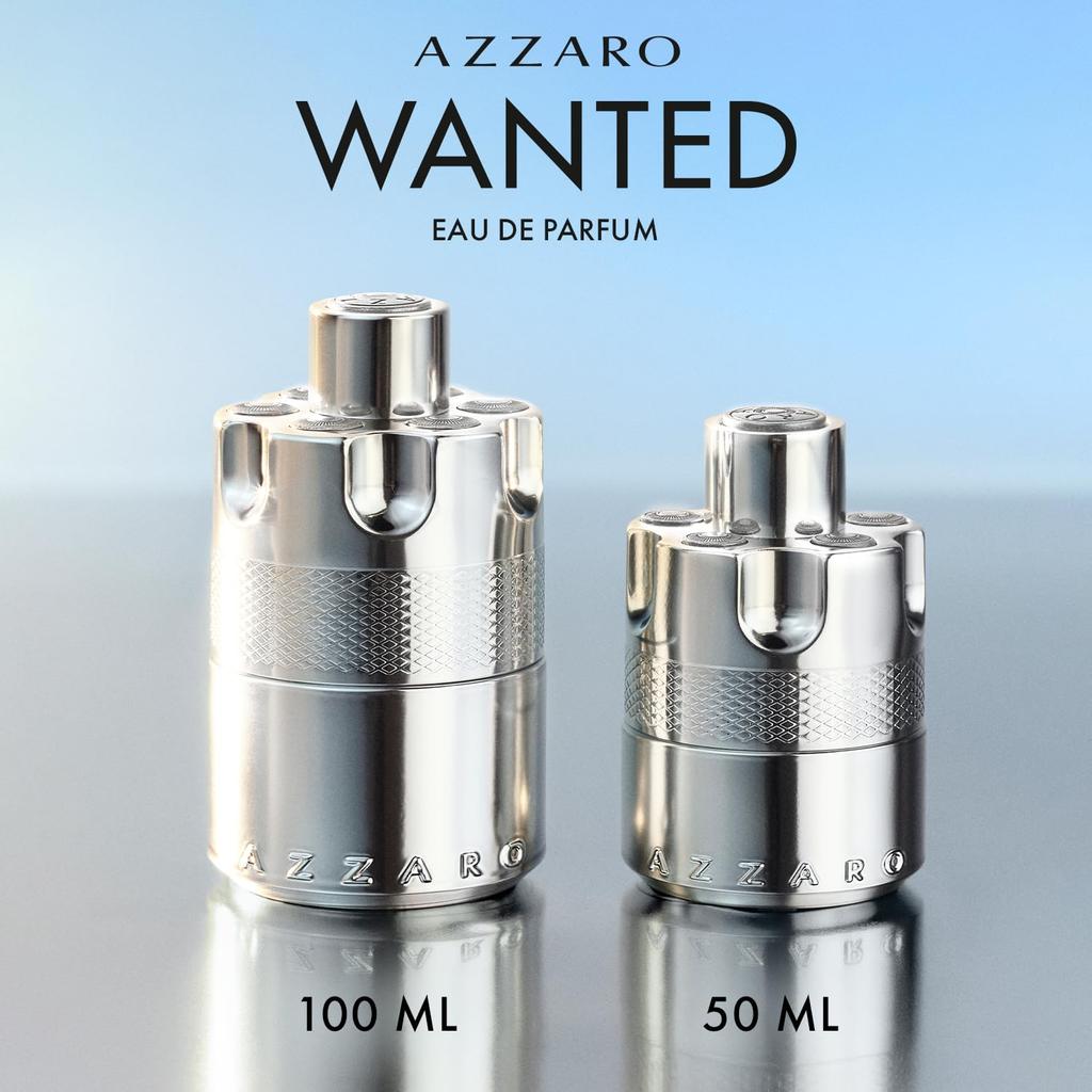 Azzaro Wanted Men's Fragrance, Men's Fragrance, Woody Spicy Men's Fragrance, A Fragrance for Men with a Spirit of Adventure