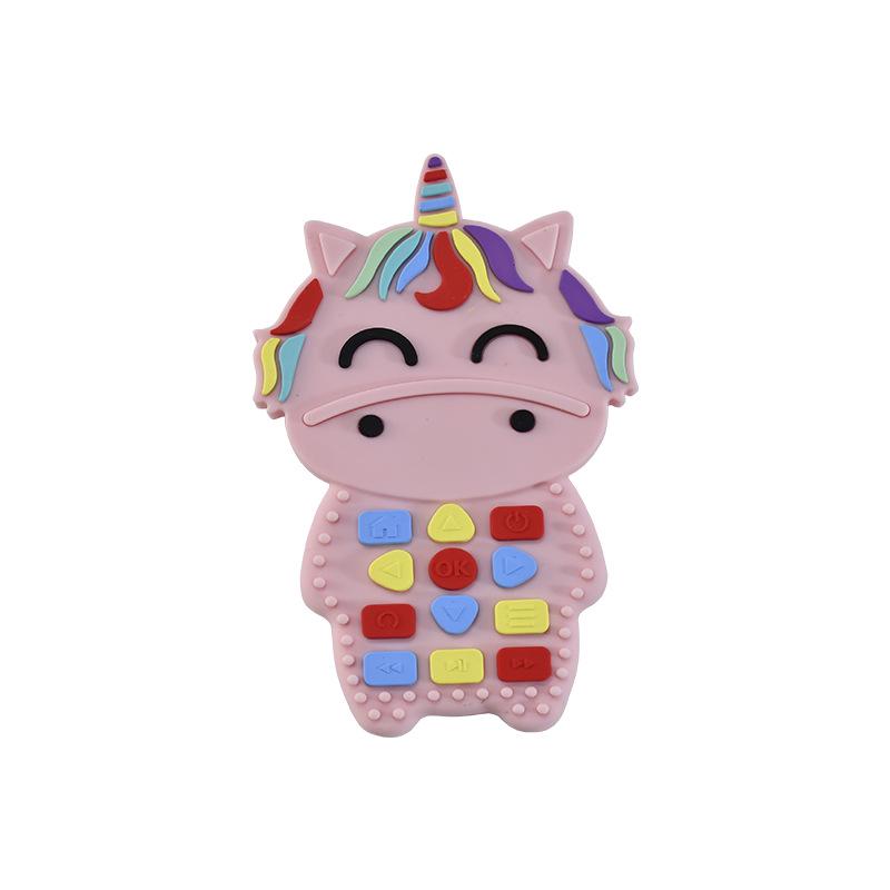 Soft Silicone Teether Toy for Newborns - Soothing and Simulative Bite Set