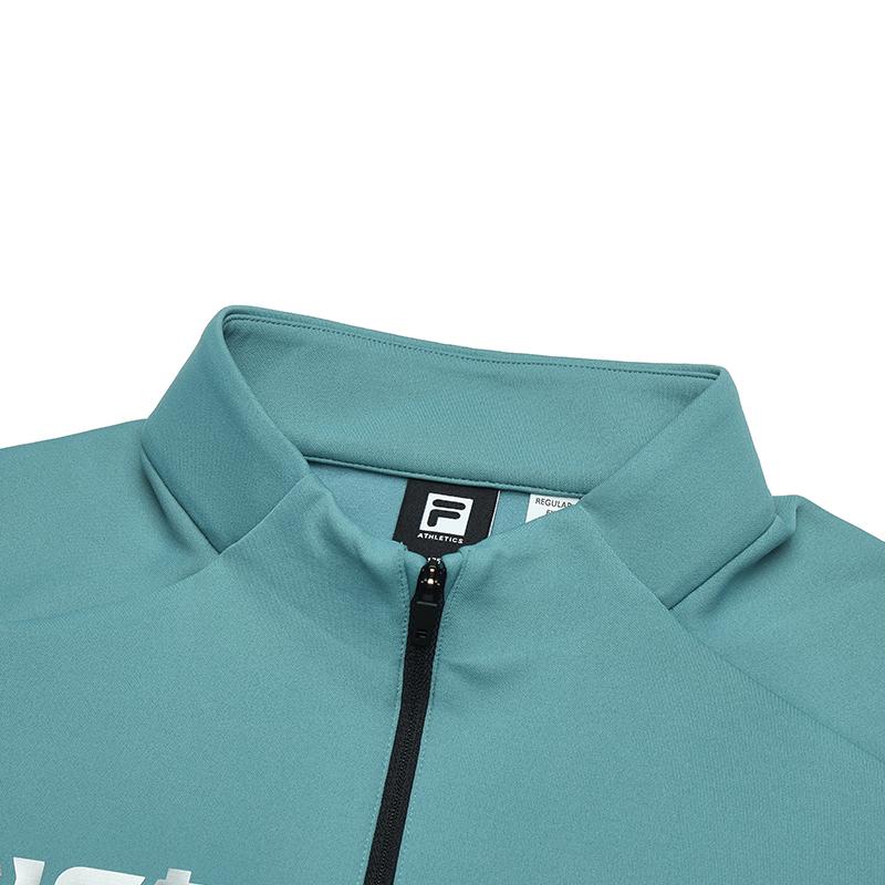 New FILA T Shirt Men's Jade Fork Blue A11M446203FBU