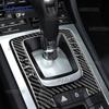 Real Soft Carbon Fiber Sticker For Porsche 718 2016 2017 2018 2019 2020 2021 2022 LHD RHD Car Gear Shift Panel Frame Trim