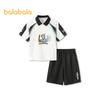 Balabala Boys' Ultraman Short Sleeve Set