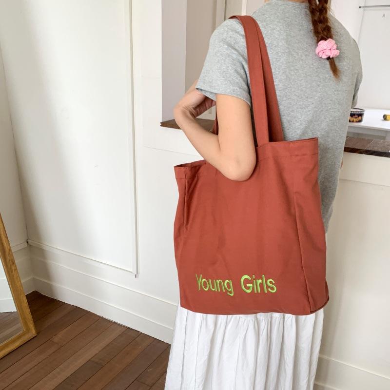 New Canvas Bag Women's Large-capacity Casual Versatile Fashion Shoulder Bag