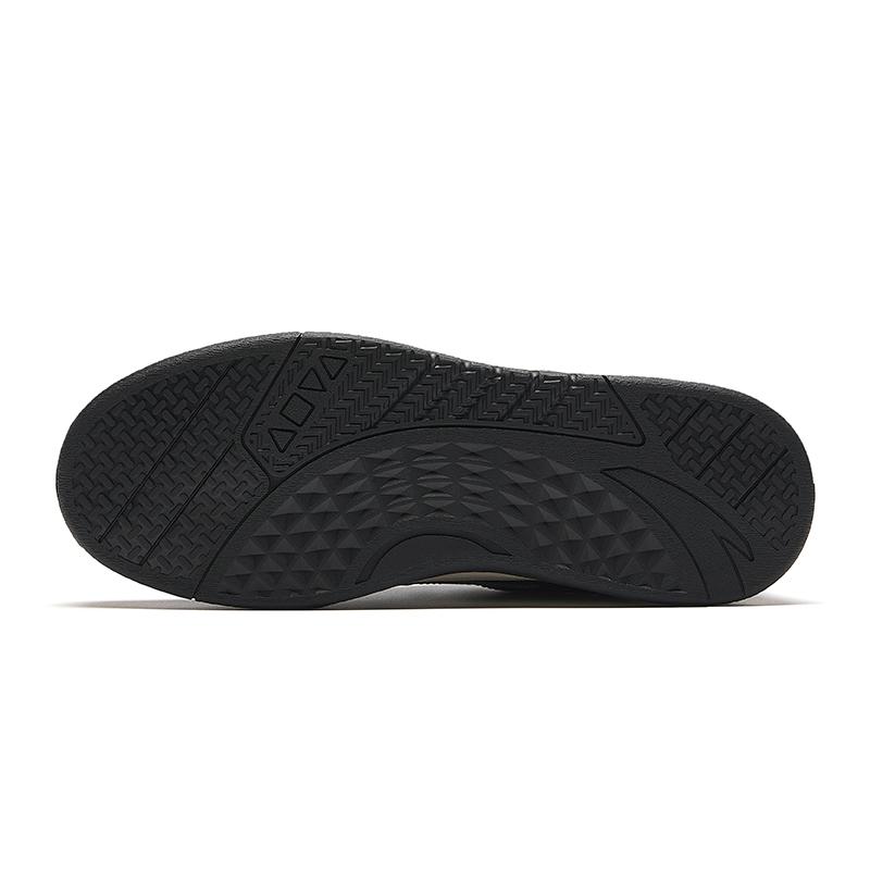 Anta Casual Skate Shoes Black Gray Beige Men 912438012-3