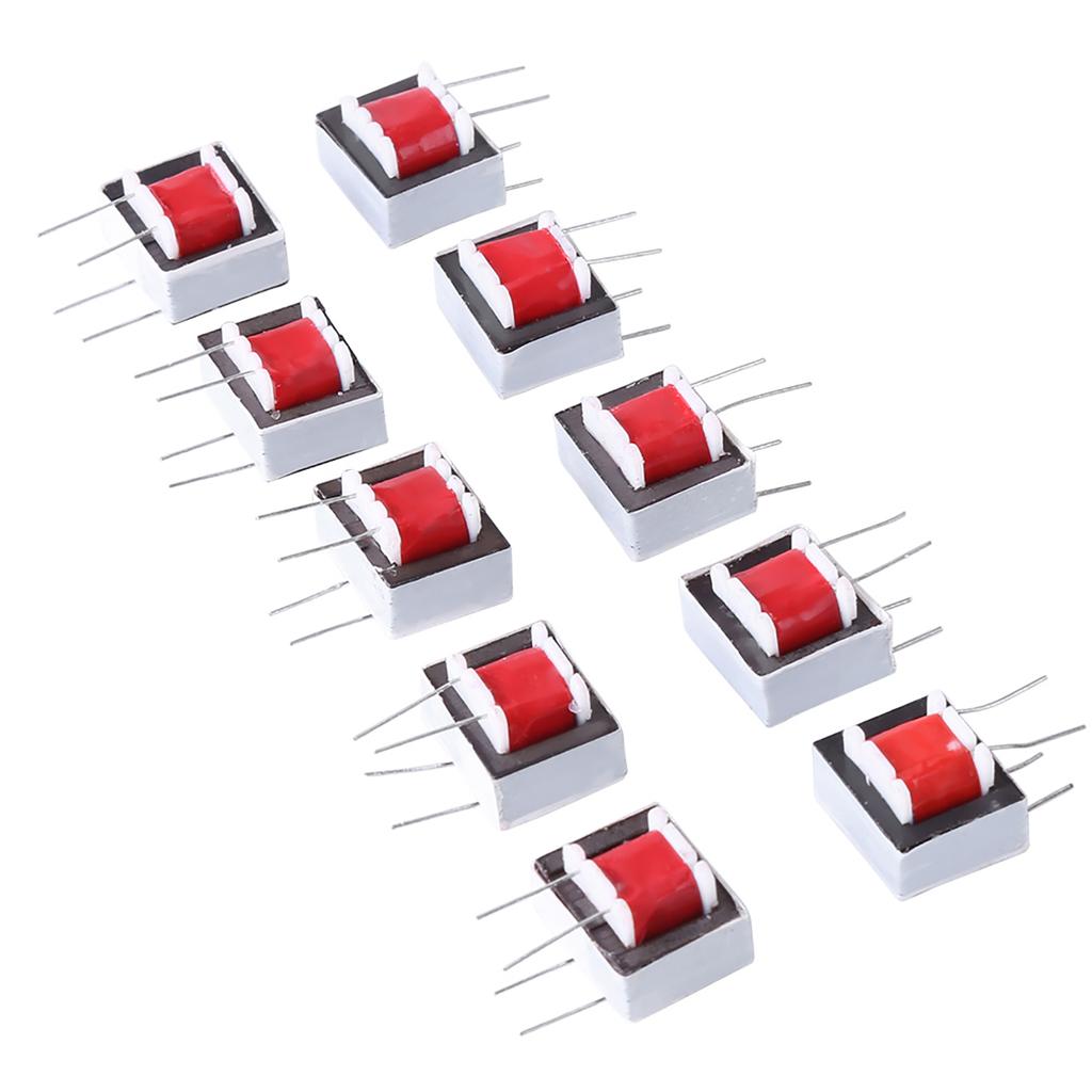 10pcs/pack 600 : 600 Ohm 1:1 EI14 Isolation Transformer Audio