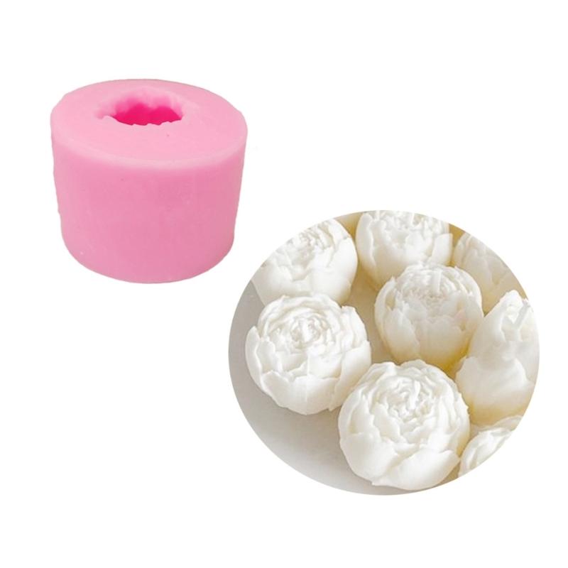 Blumen-Kerzenformen, Silikonform, Backformen, Duftkerzenform, Gussformen für Kuchen, Schokolade, Fondant, Dekorationen