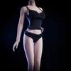 OBEST 16 Figure Doll Body Clothes Outfit Girl Camisole Underwear Set Prevents Body Staining (Black)