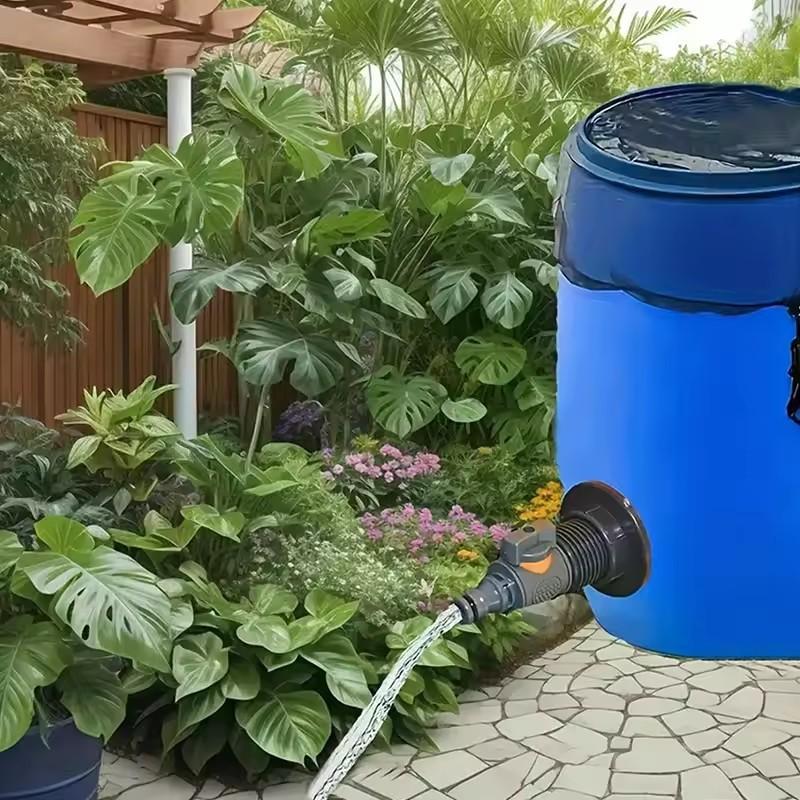 Tankadapter 1/2-Zoll Tankverbinder Mit Bewässerungsventil Geeignet Für Gartenpflege Und Wassertanks