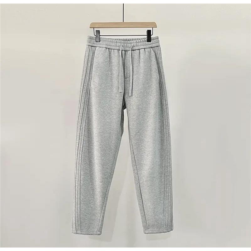 Stand-up Banana Pants, Loose Wide-legged Couple's Silhouette Scimitar Pants, Solid Color Casual Sweatpants, Korean Style Trend