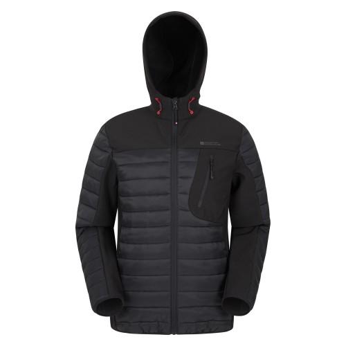 Mountain Warehouse Mens Turbine II Padded Soft Shell Jacket