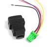 For Mitsubishi Lancer Pajero ASX Outlander Triton Colt Fog Light Switch Button 5Pin ON-OFF Controller Orange 12V