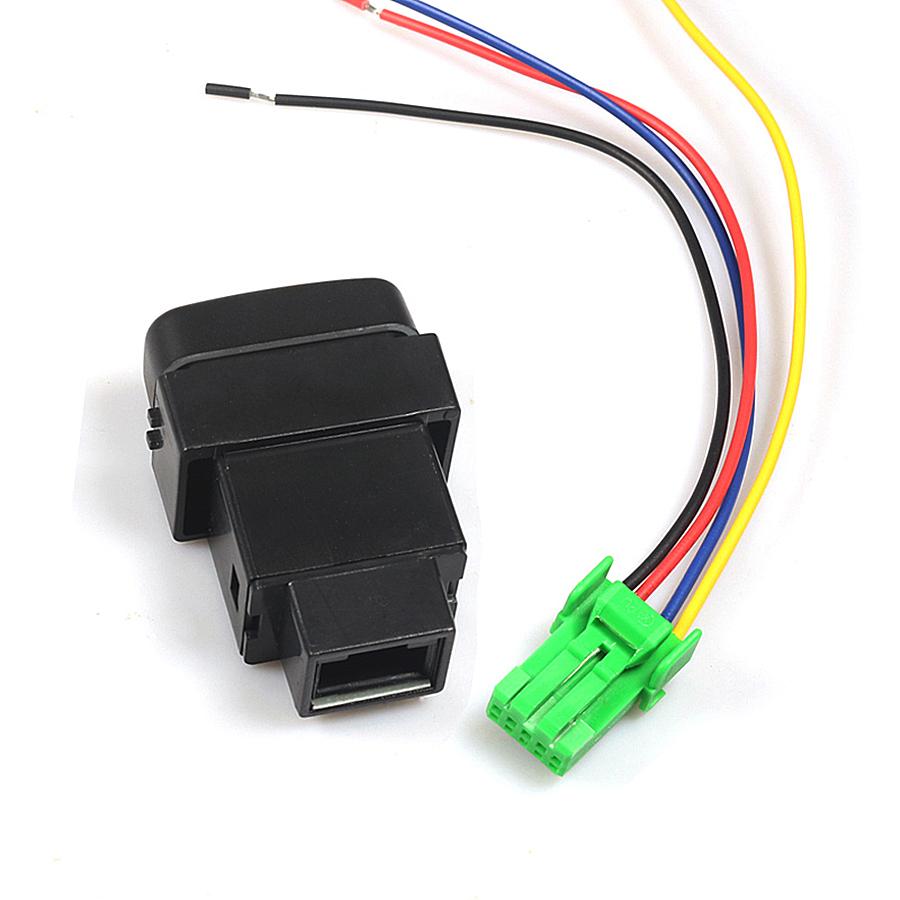 For Mitsubishi Lancer Pajero ASX Outlander Triton Colt Fog Light Switch Button 5Pin ON-OFF Controller Orange 12V