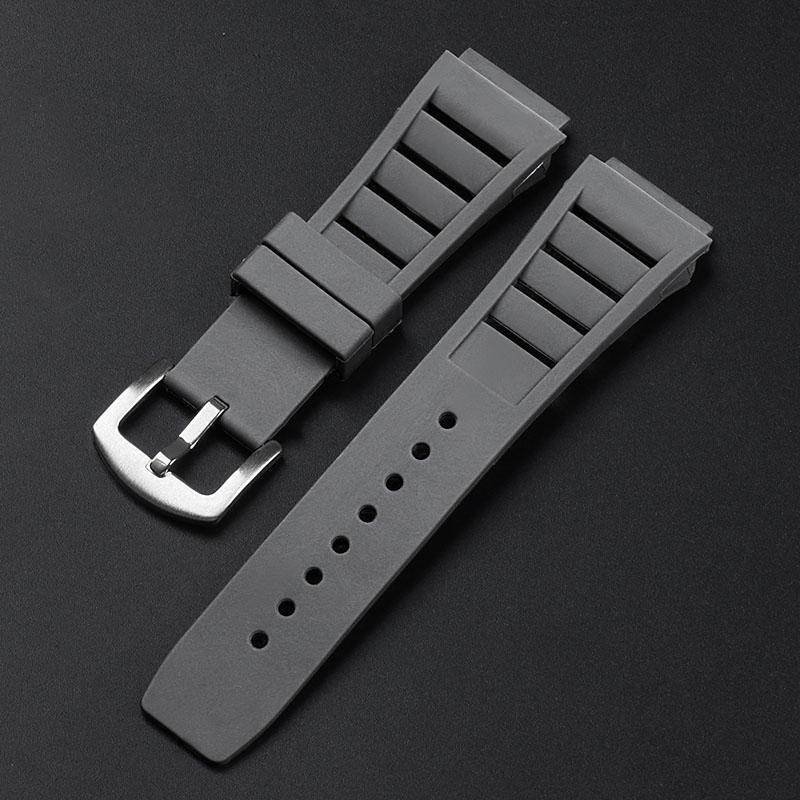 TPU Rubber Watch Straps 17mmx21mm for Richard Mille Watch Bracelet Belt Waterproof Breathable Sport Wristband for Men Watchbands