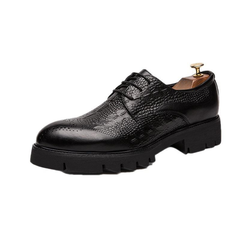 Men's shoes business dress leather shoes men's British style retro lazy shoes small leather shoes one pedal casual shoes
