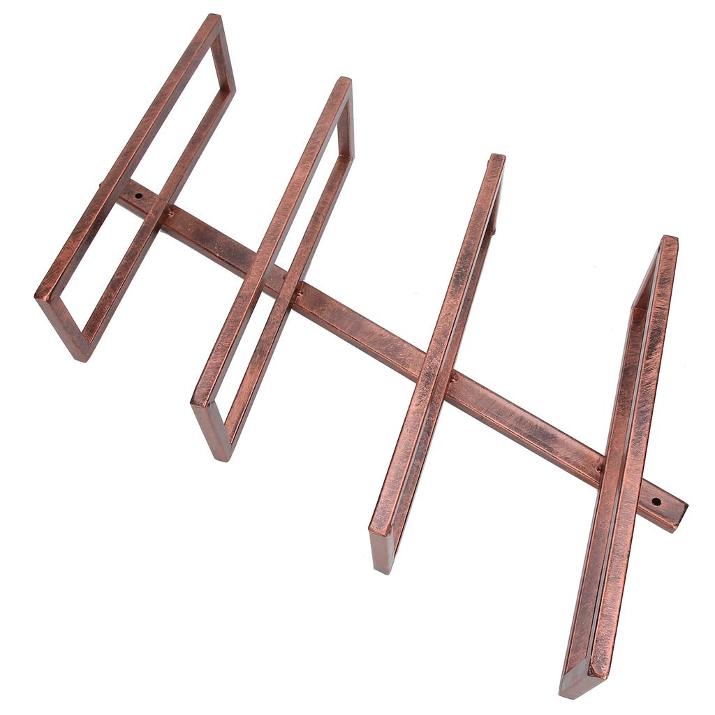 Rustic Wall Mounted Wine Rack Wine Bottle Holder Shelf for Household Dining Room Cabinet