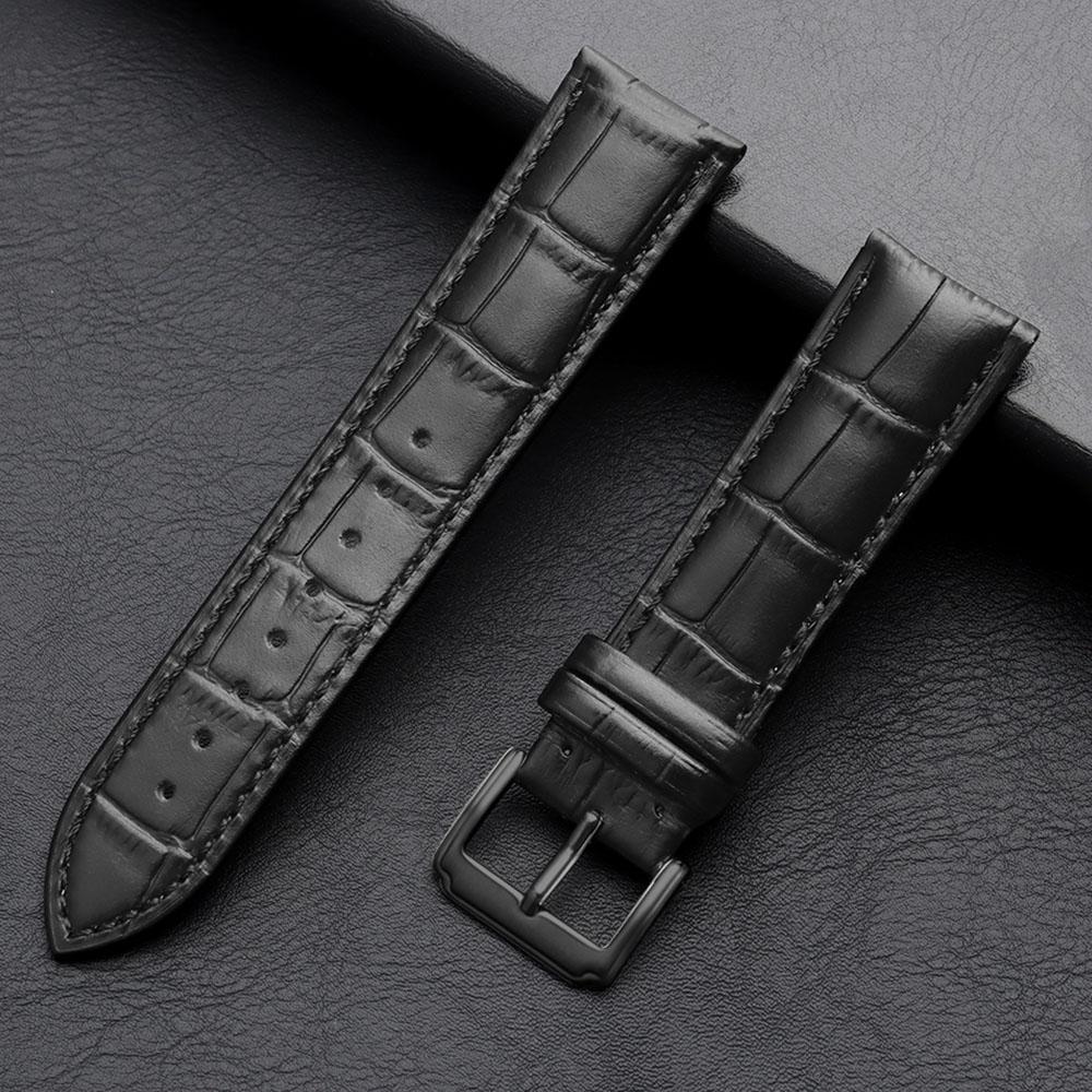 High Quality Soft Watch Band Genuine Leather Business Universal Straps12/13/14/15/16/17/18/19/20/21/22/23/24mm Watch Accessories