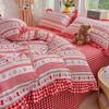 Spring/Summer Kids' Cotton Lace Duvet & Sheet Set - Korean Style, A-Grade, Puffy, 3-Piece