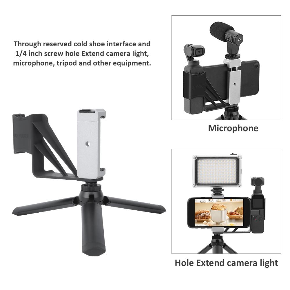 Aluminum Alloy Desktop Live Broadcast Mobile Phone Fixed Bracket   Tripod Kit for    Ket Camera