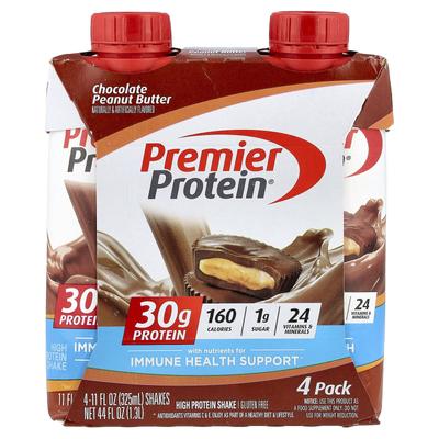 Vysokoproteinový nápoj, Čokoláda arašídové máslo, 4 porce, 325 ml (11 fl oz) každý