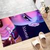 Custom KPop Demon Hunters Mat Personalized Name, Polyester Washable Indoor Entryway Rug, Gift for Christmas, Easter, Thanksgiving Day