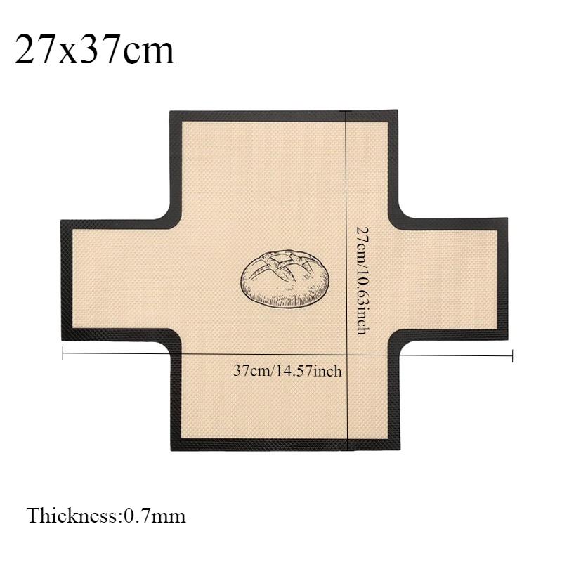 Silicone Bread Liner Reusable Food-Grade Bread Baking Mat Heat Resistant Sling Non-Stick Loaf Pan Lifters Dough Transfer Tool